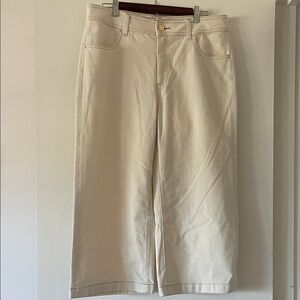 Chico's Cream Crop Jeans
